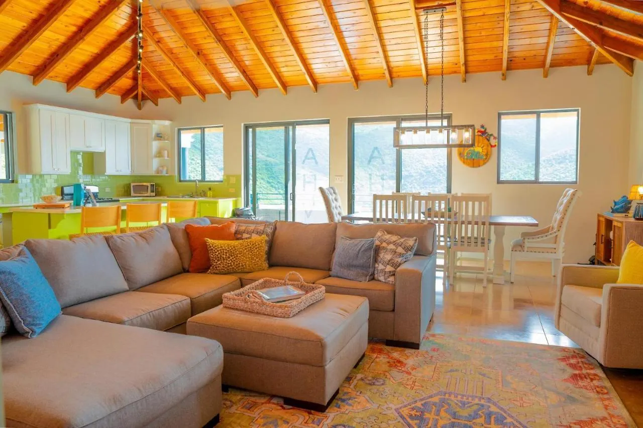 Jost Van Dyke, Bvi 3 Bedroom Villa With Caribbean Views & Pool